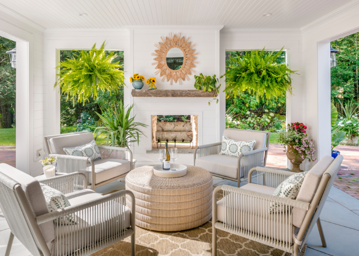 Outdoor furniture trends weather resistant rattan Pakistan